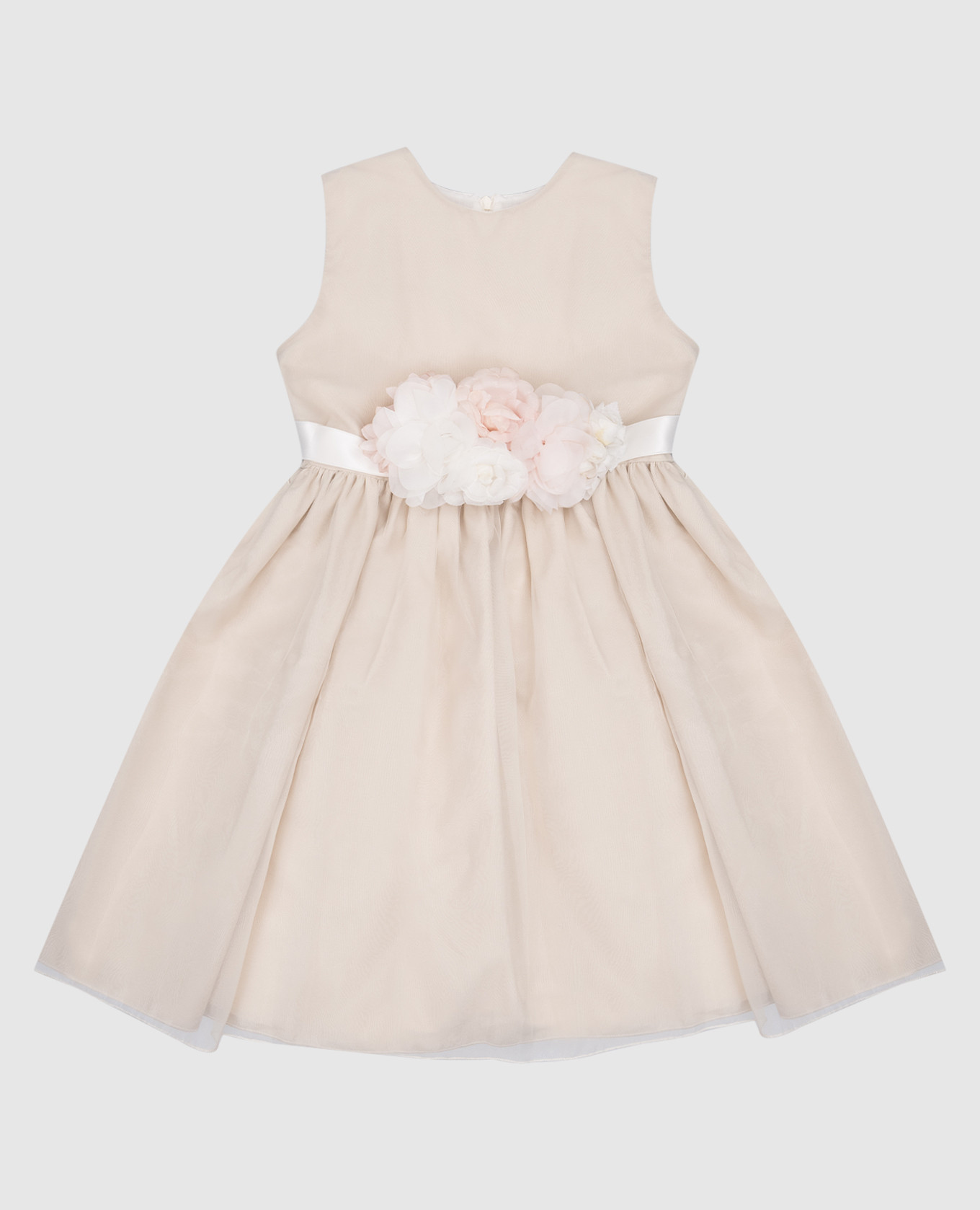 

Children's beige dress with belt CAF