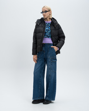 Twinset Blue cargo jeans with a belt 242TP2550