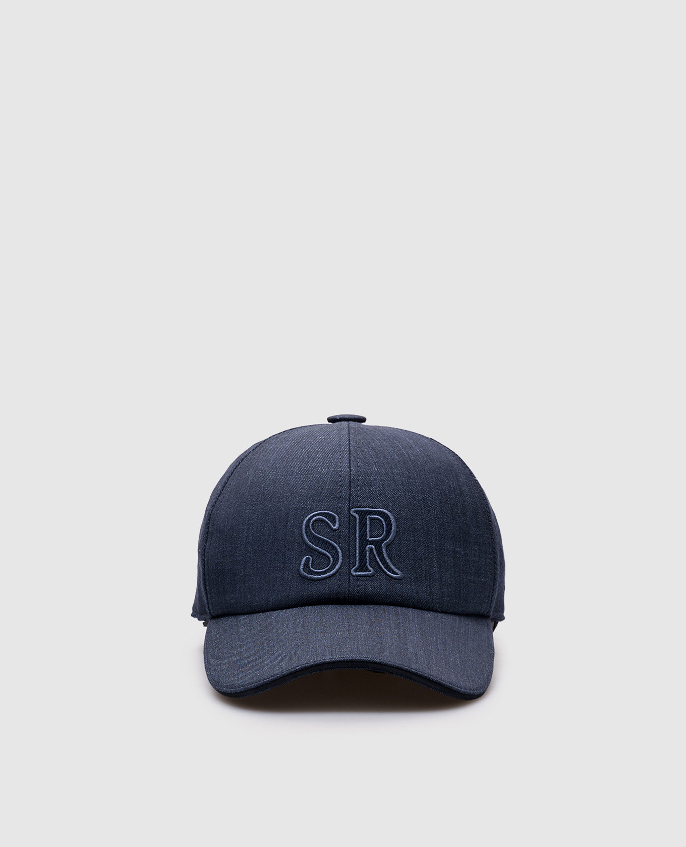 

Blue wool, silk and linen cap Stefano Ricci