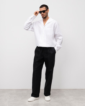 Dolce&Gabbana White linen shirt G5MW6TFU4JB