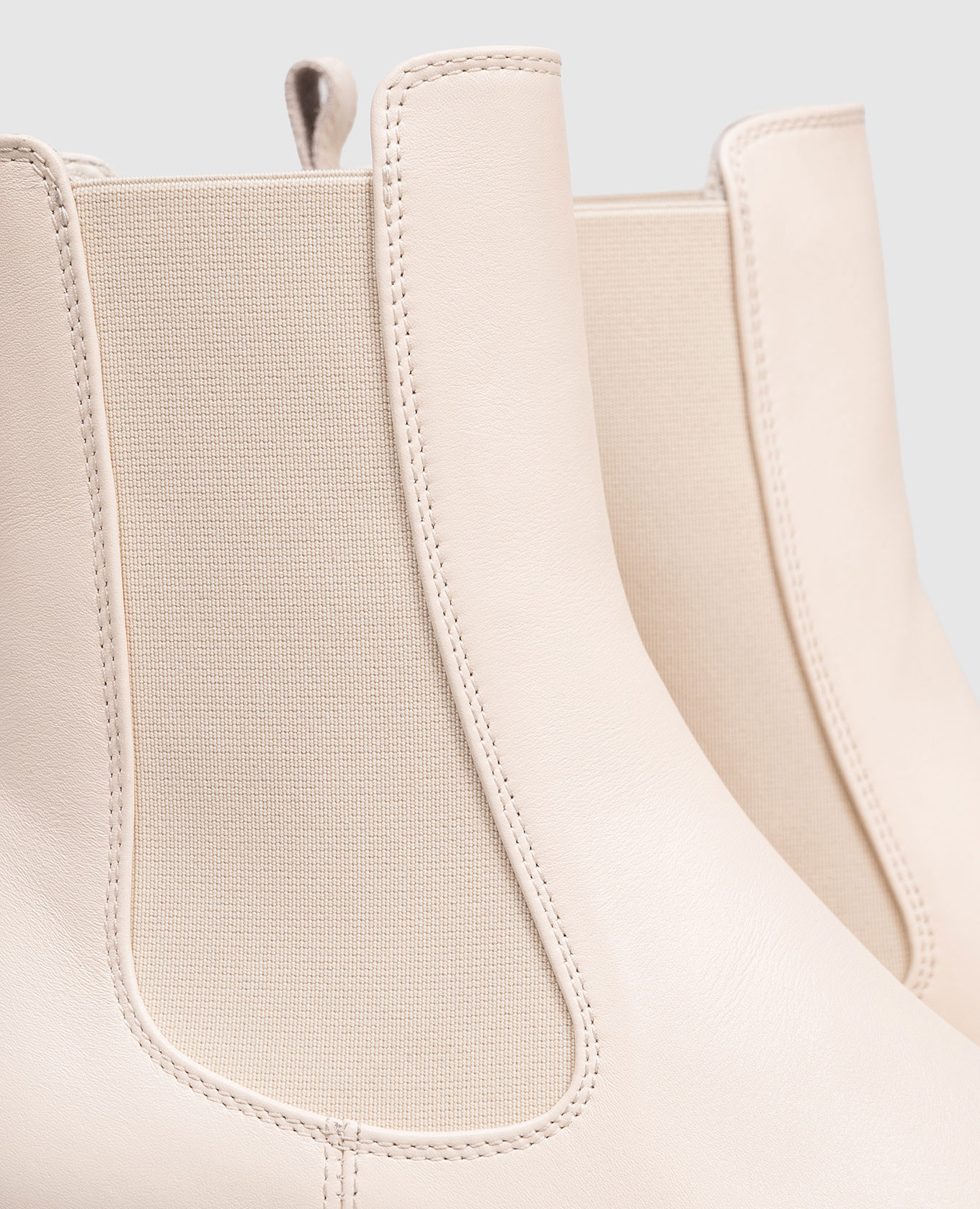 White leather Chelsea boots Babe Pay Pls 5