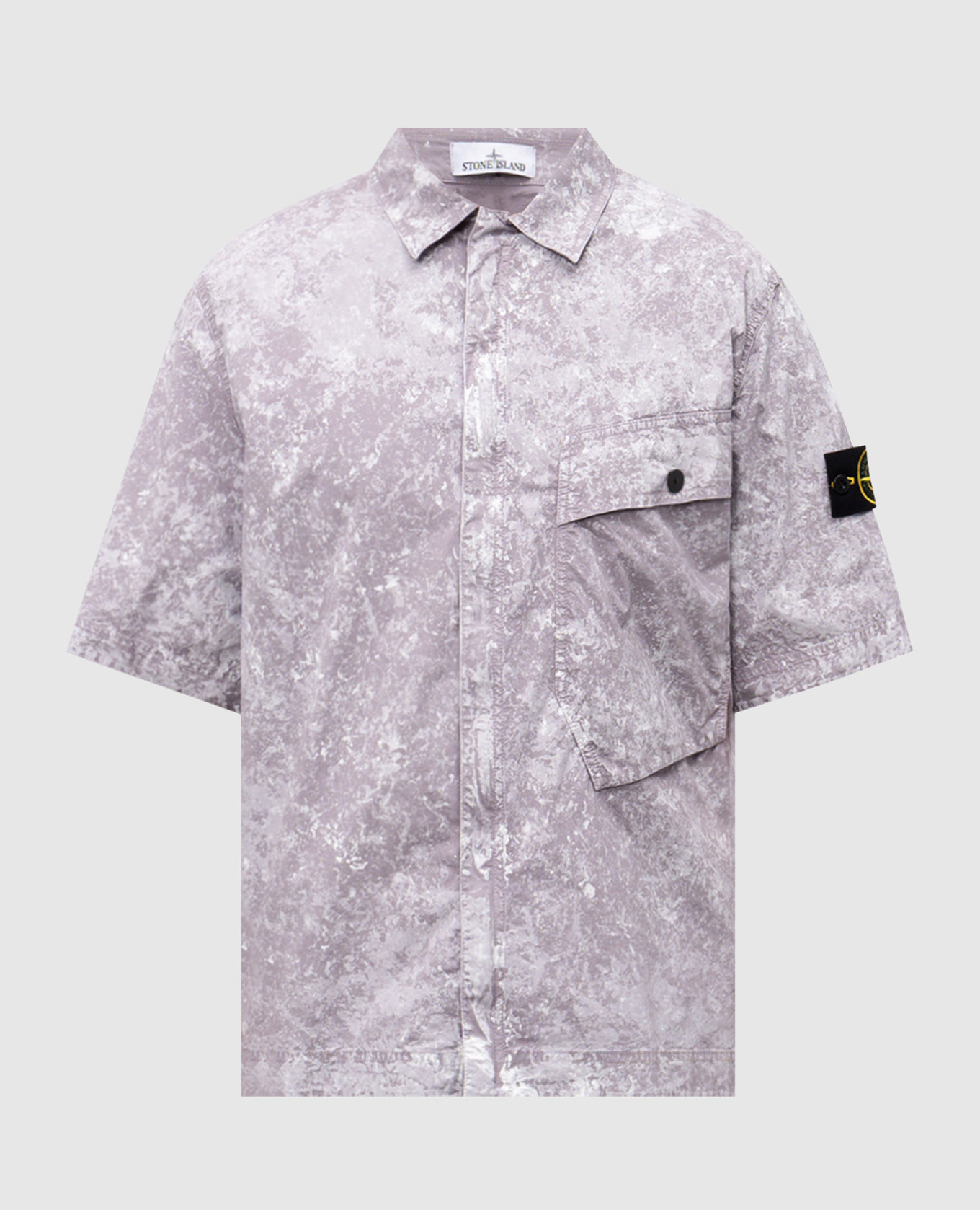 

Gray shirt with spot print Stone Island, Grey