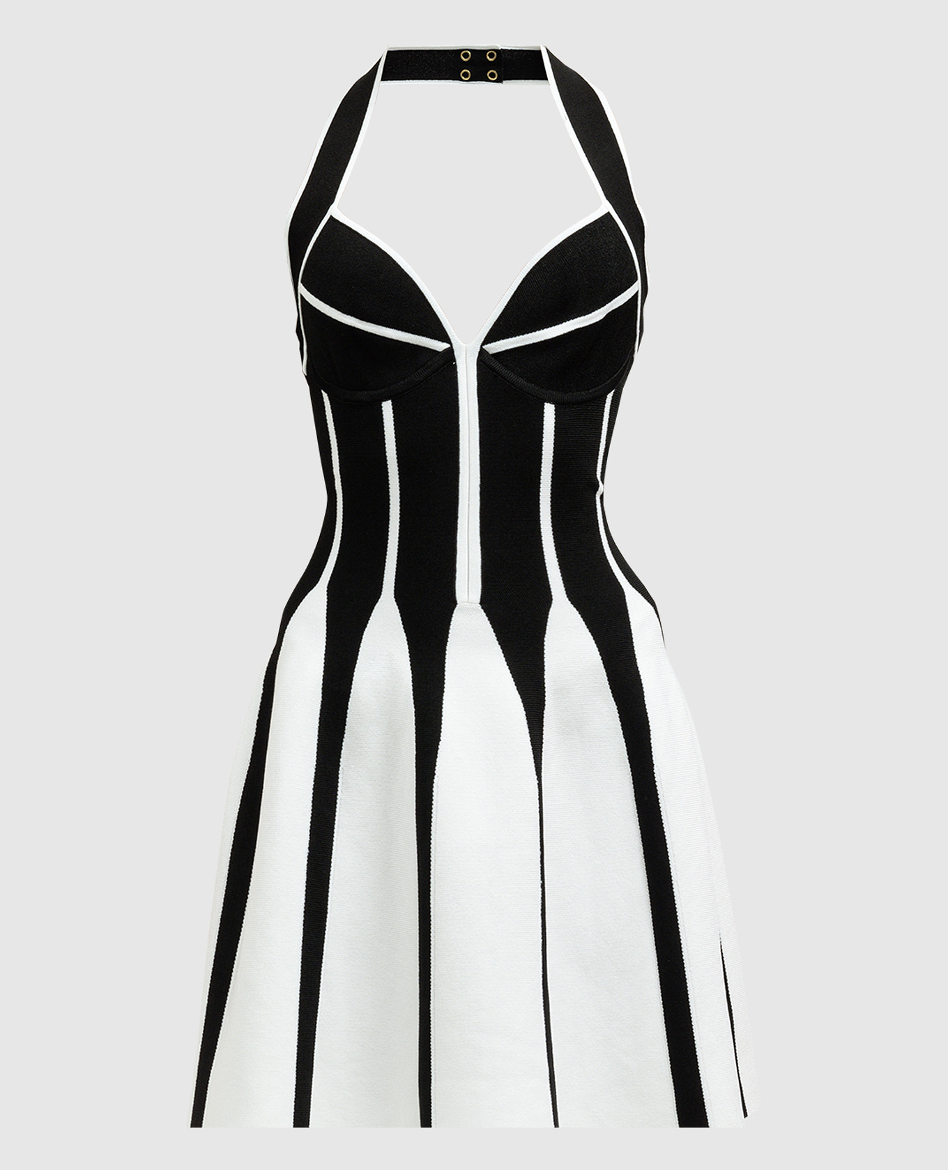 

Black dress with branded buttons Balmain, Черный
