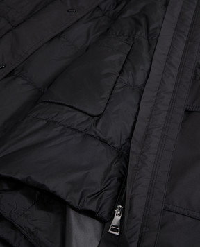 Moncler ENFANT Ioudith children's black jacket with a removable vest J29541C0000254A811214