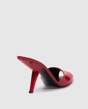 Giuseppe Zanotti Intrigo red patent leather mules E400068