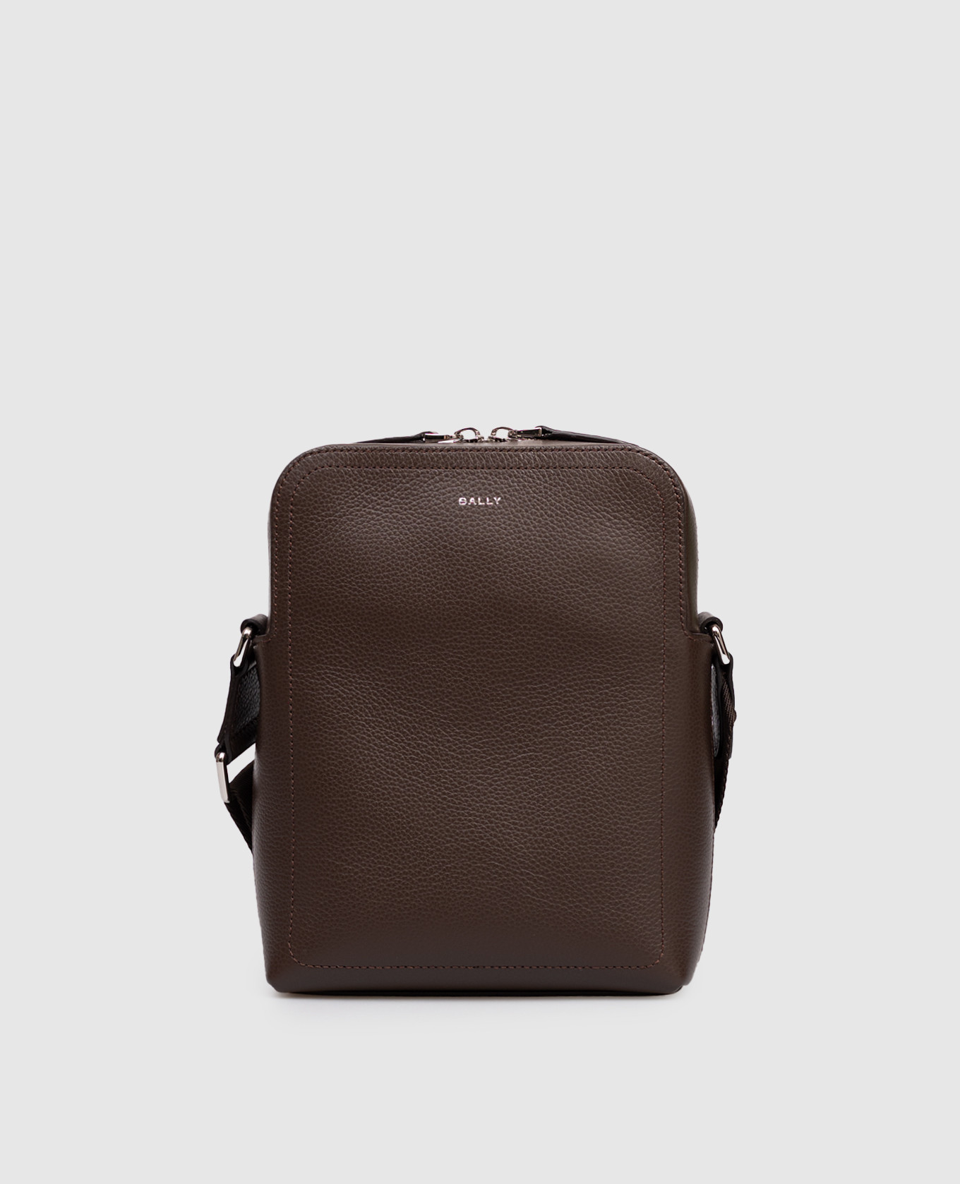 Brown leather Capitol bag