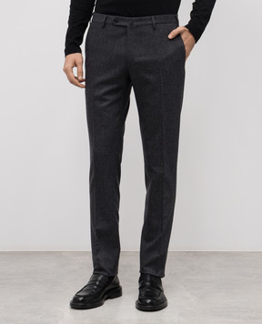 Slowear Gray wool and cashmere pants 1T00354932A