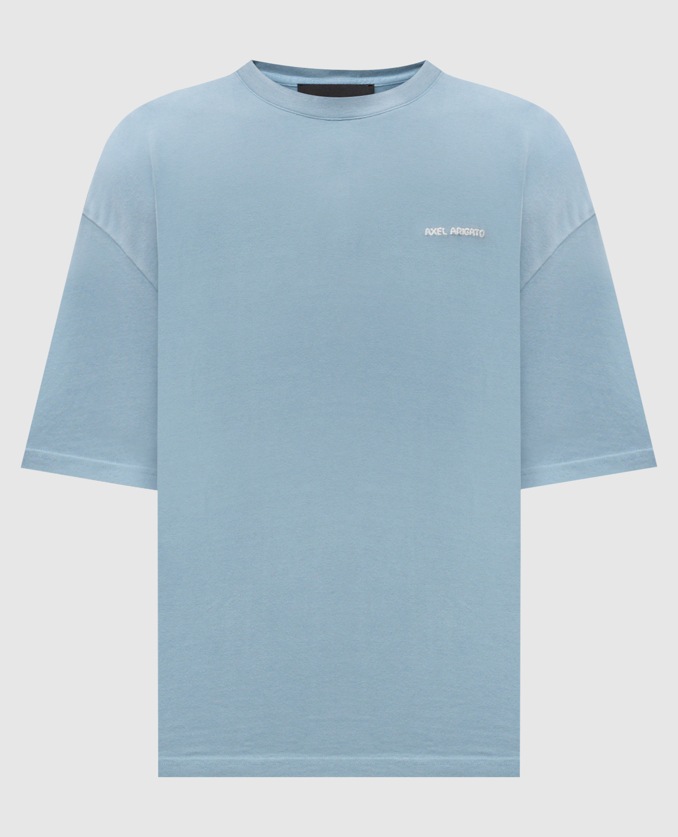 Blue Gradient T-shirt with logo embroidery Axel Arigato
