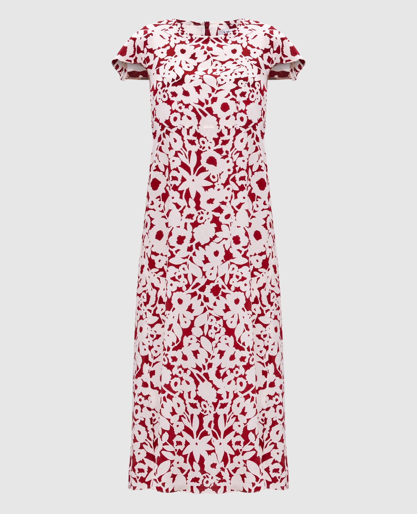 

GISELLA beige silk dress with floral print Max Mara