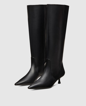 Stuart Weitzman Naomi black leather boots SJ739