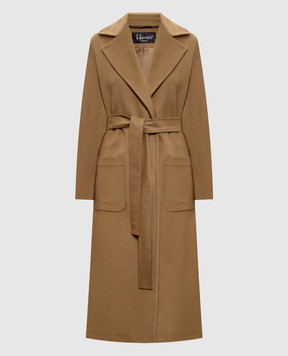 Heresis Beige cashmere coat M46120I560