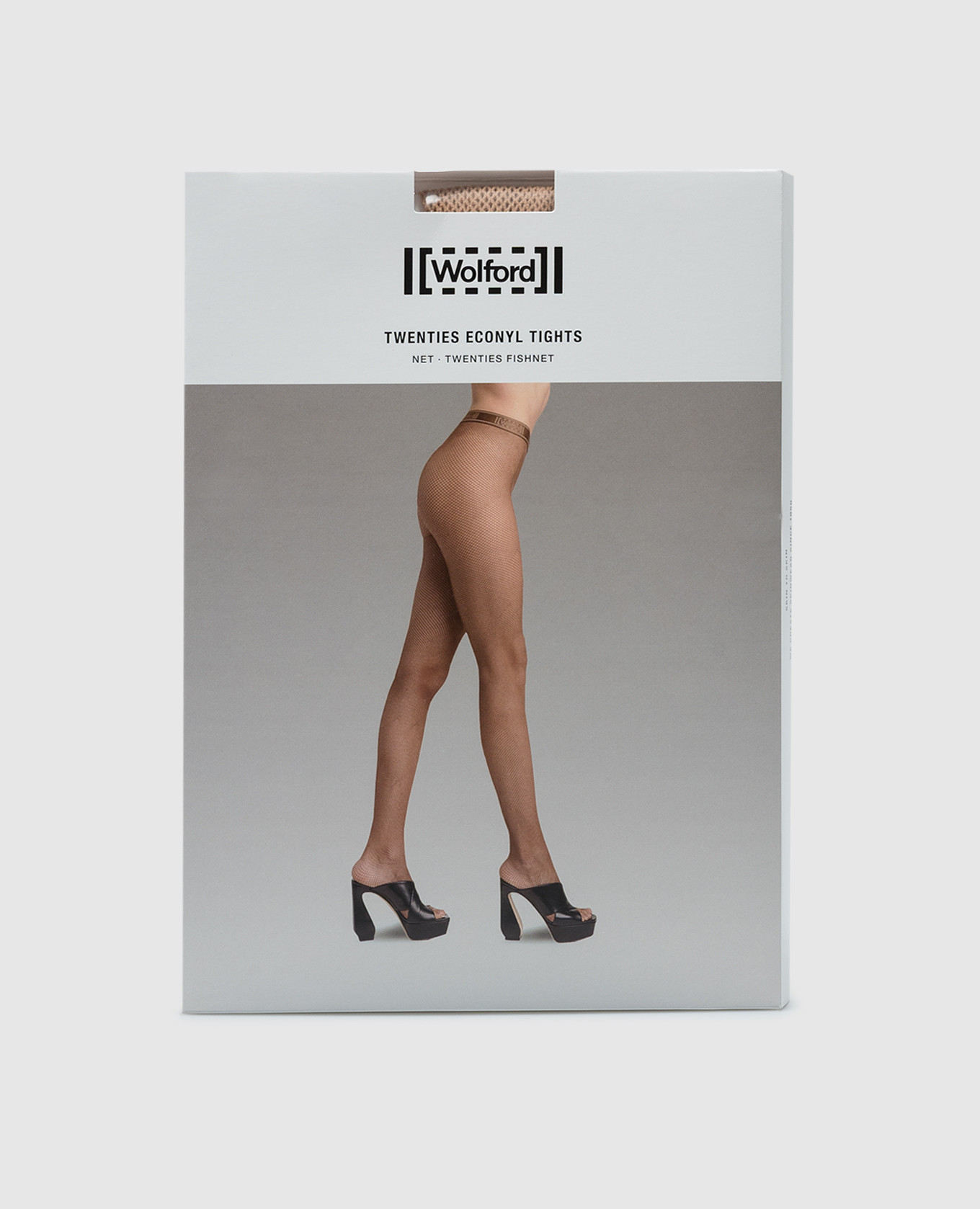 

Twenties beige tights in a mesh Wolford