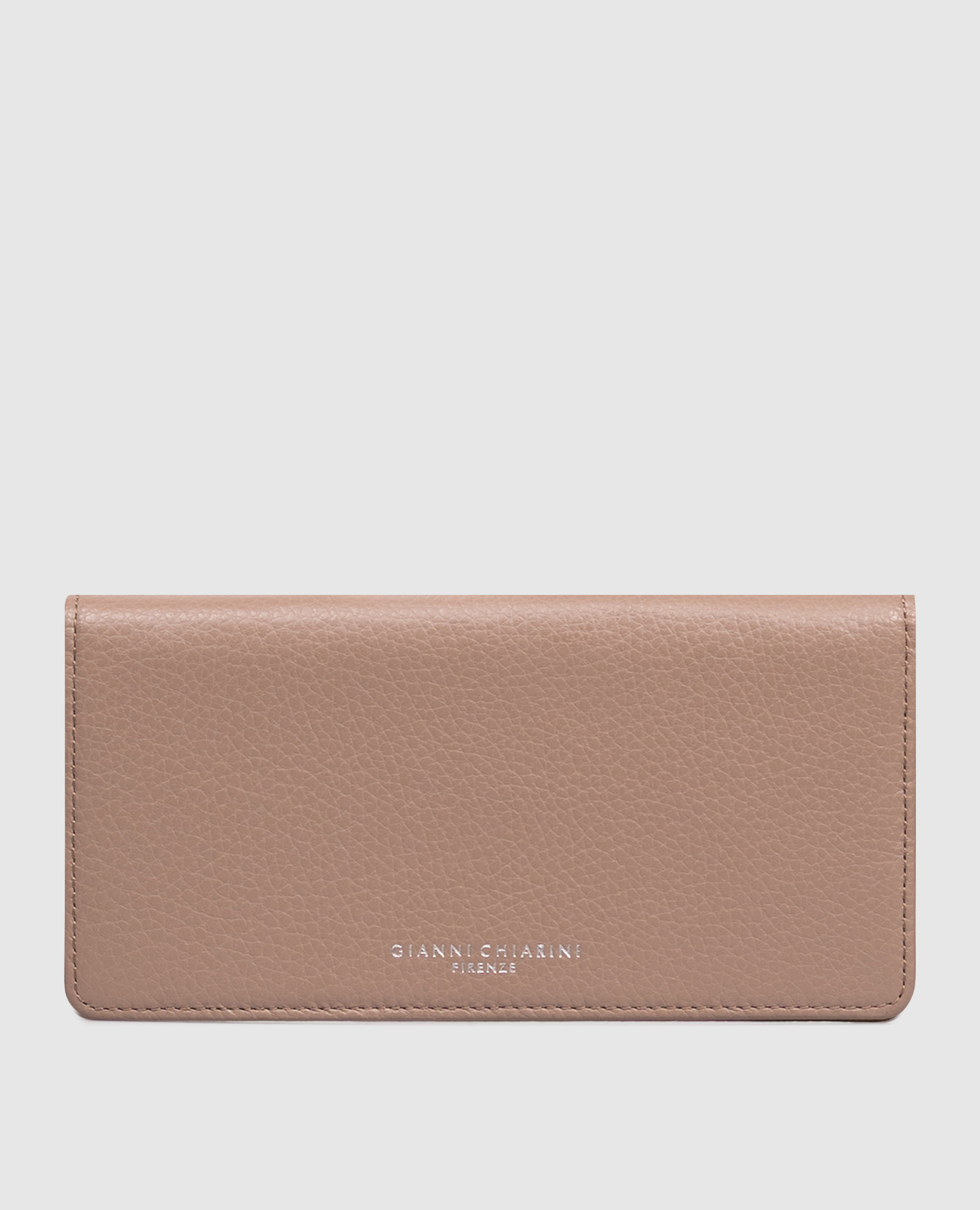 

Beige leather wallet with logo Gianni Chiarini
