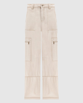 MooRER Beige ARYS pants ARYS43ECRU