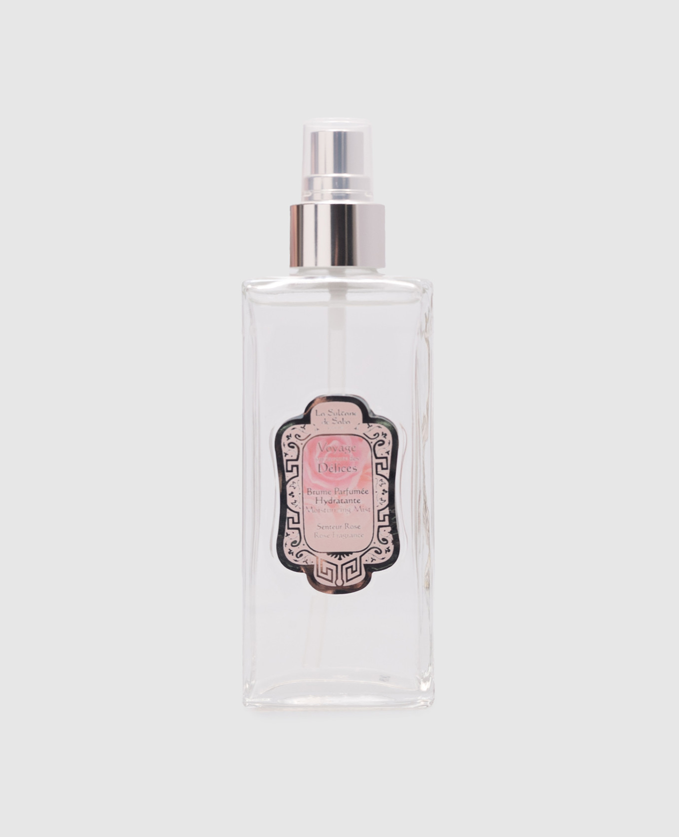 

Perfumed body and hair spray with rose scent 200 ml La Sultane de Saba, Transparent