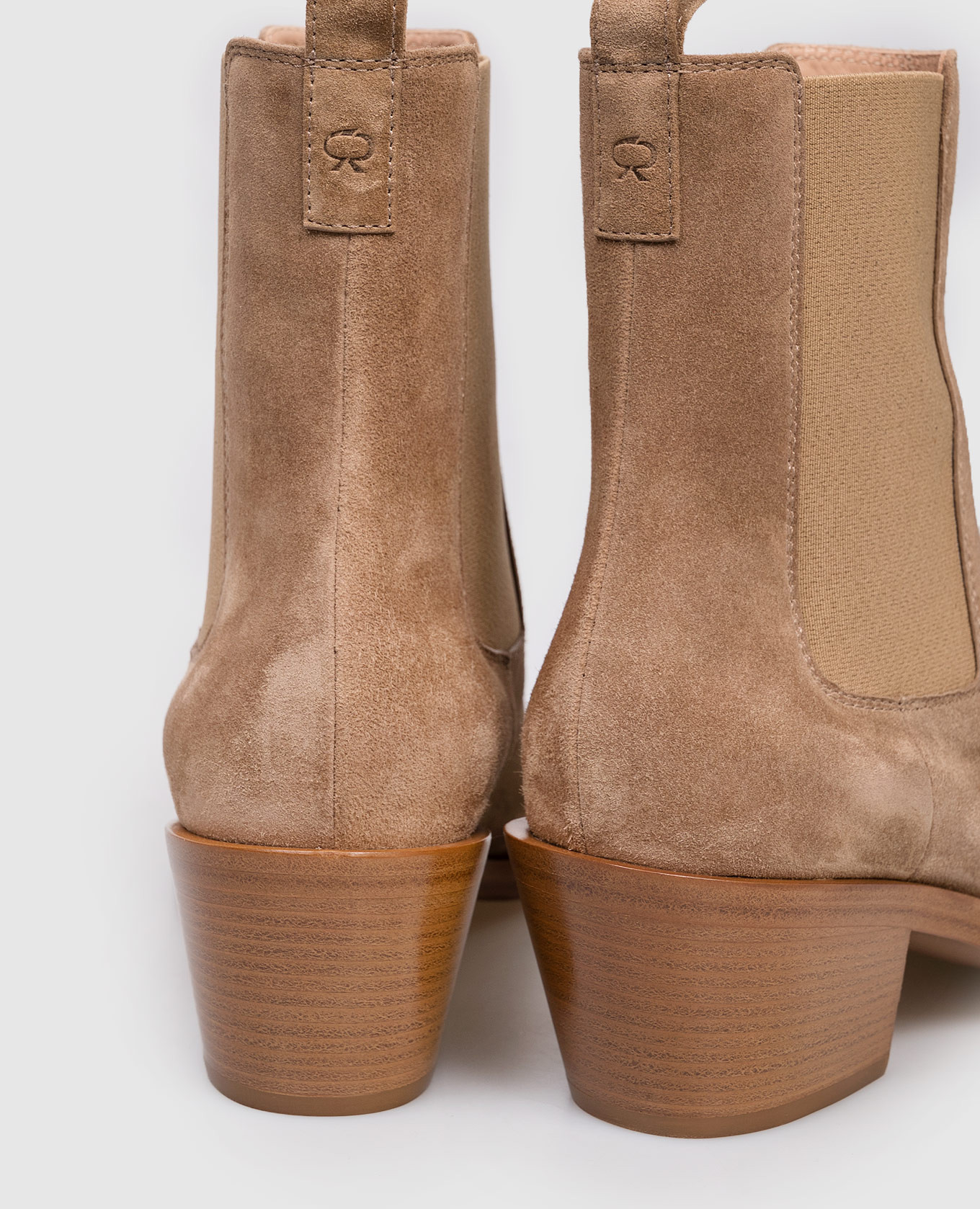 

Beige suede Wylie boots Gianvito Rossi