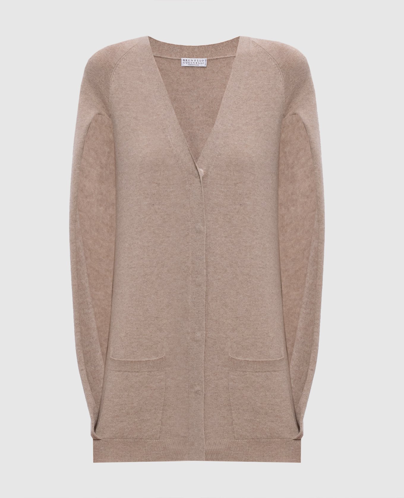 

Beige cashmere cardigan Brunello Cucinelli