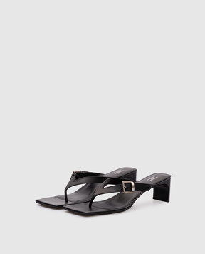 Balenciaga Bel Air black leather mules 827908WB2X1