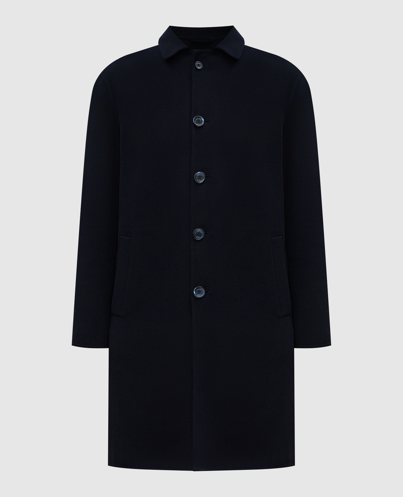 Blue coat made of wool stefano ricci