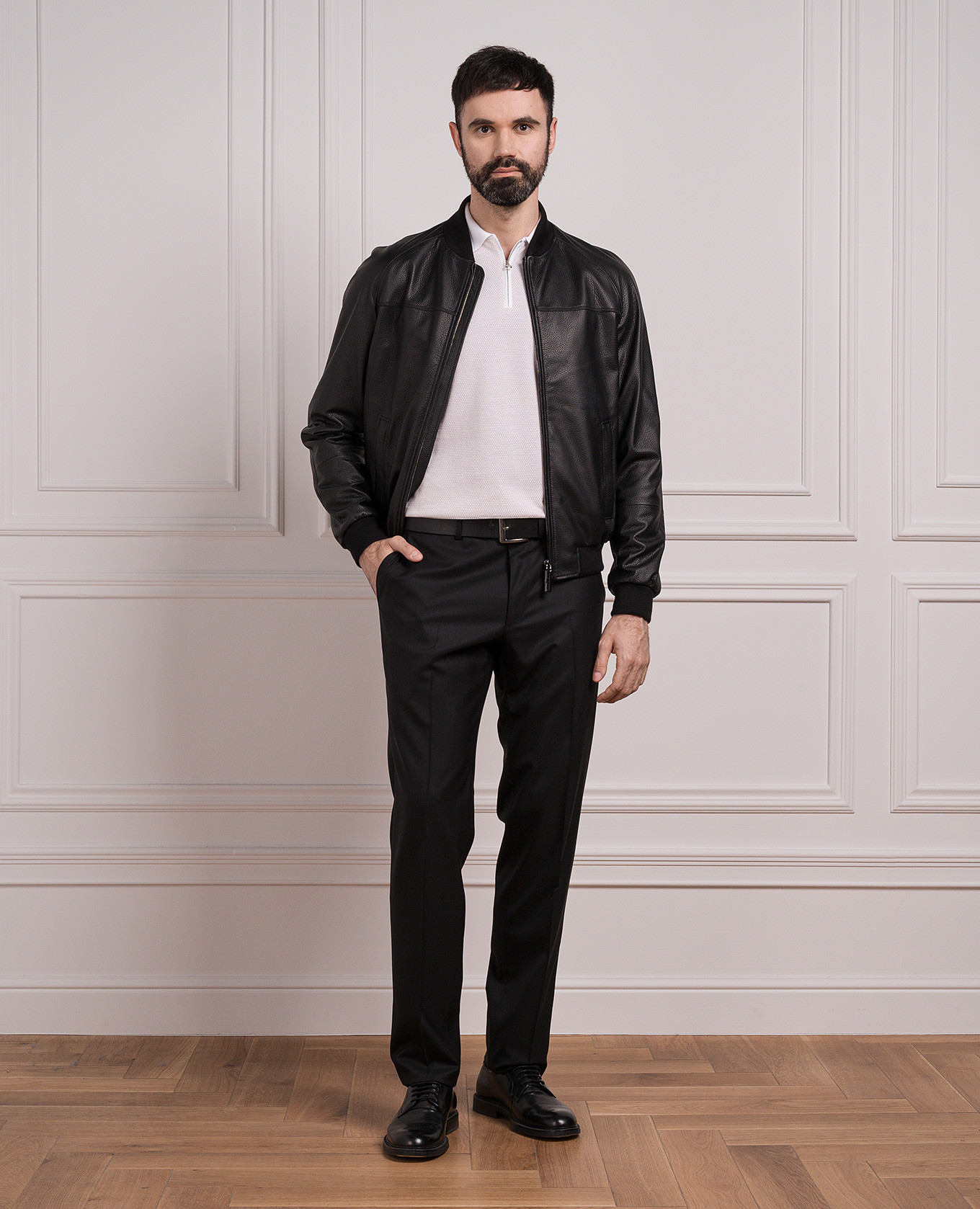 

Black pants made of wool Stefano Ricci