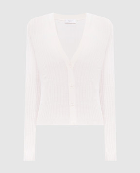 Peserico Beige ribbed wool cardigan S99585F1809770