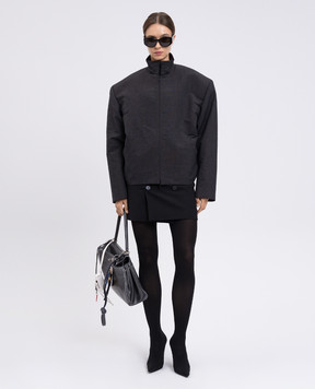Balenciaga Black jacket with linen 839115TST05