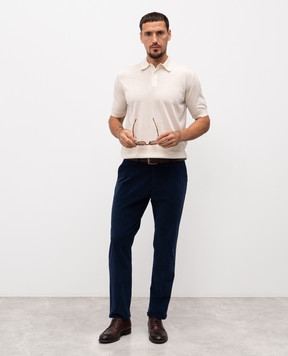 Officina 36 Blue corduroy pants 228509538