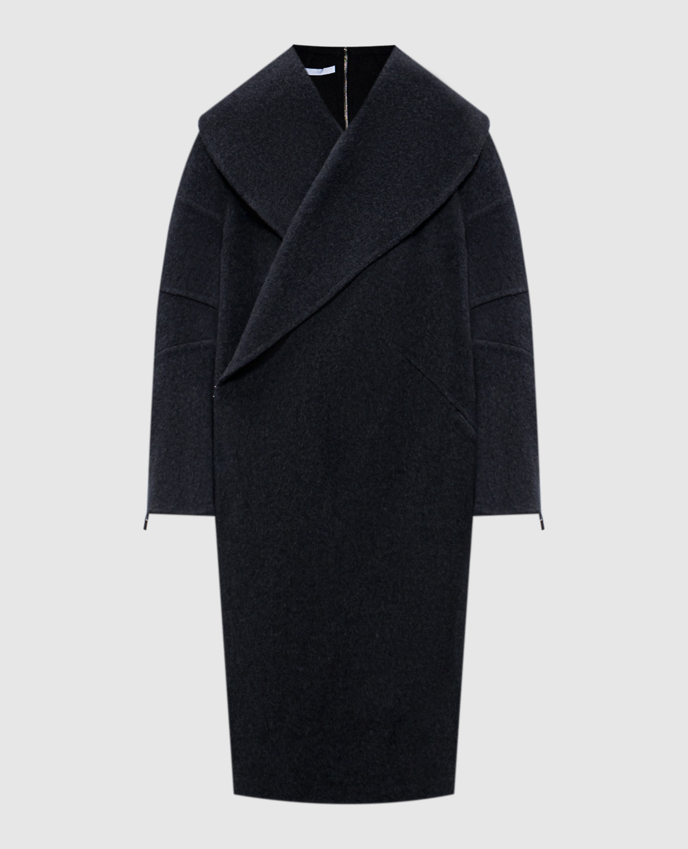 Gray coat made of wool helmut lang