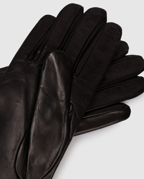 Babe Pay Pls Black leather gloves 97