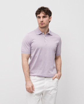 Brunello Cucinelli Purple polo M29800125