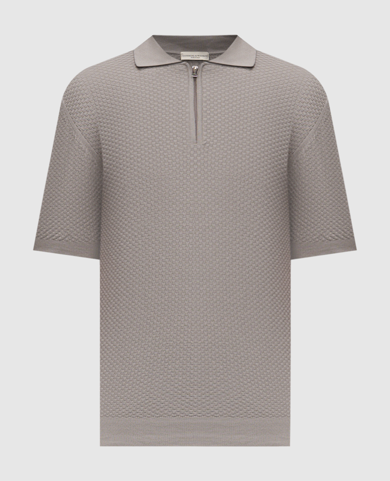 

Gray polo shirt with pattern Cashmere&Whiskey, Grey