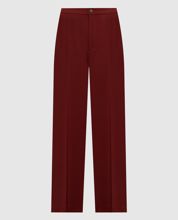 VYS burgundy pants made of wool