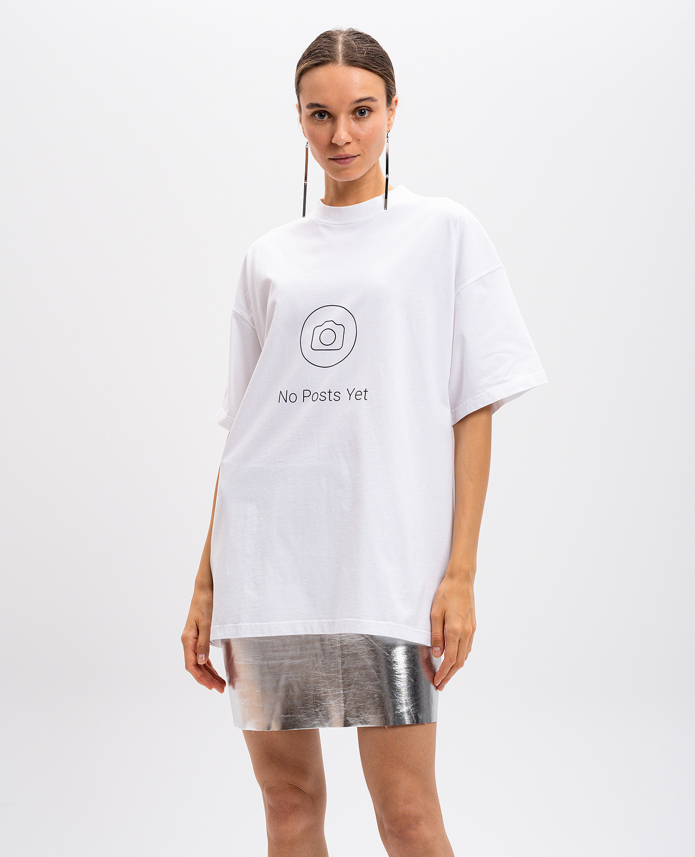 White t-shirt with a print Vetements 3