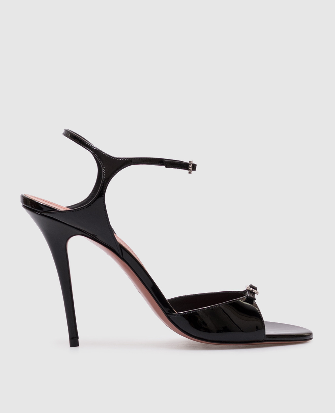 

Black patent leather sandals Adut Amina Muaddi