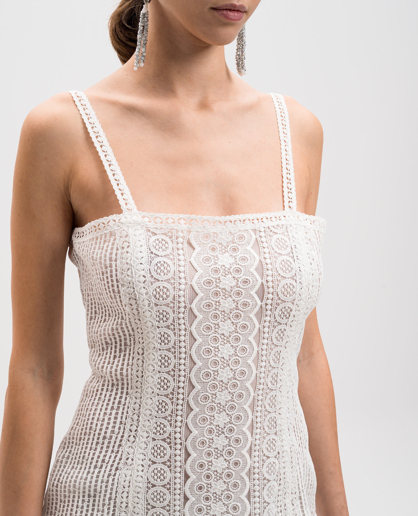 COTT white lace mini dress Charo Ruiz 5