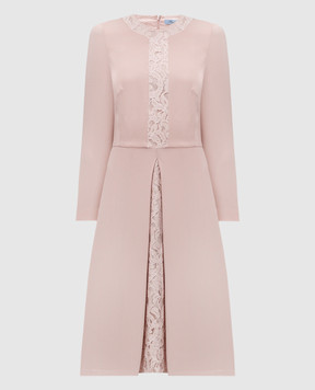 Blumarine Pink dress with lace 7430