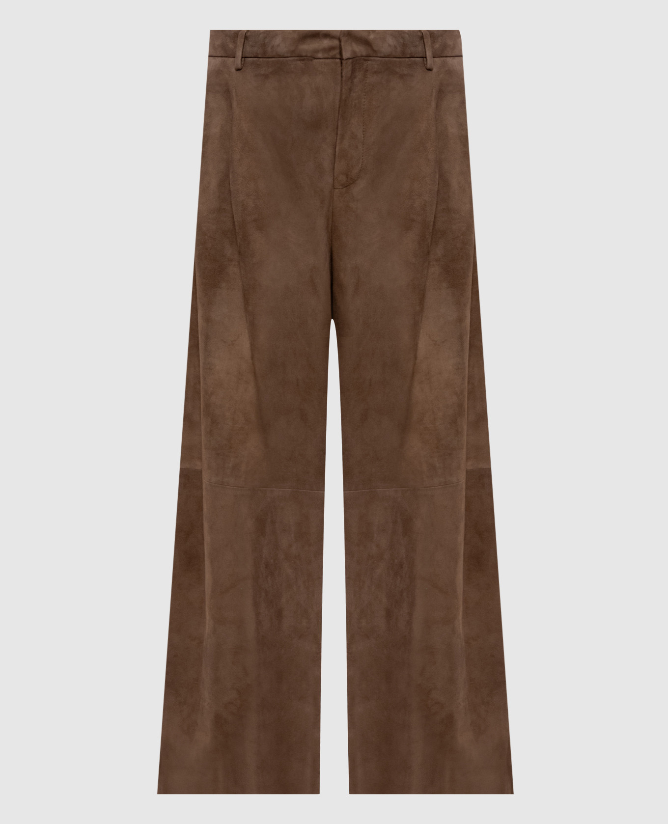 

Brown suede pants BRANDO Max Mara