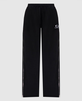 Balenciaga Loop Sports Icon Black Sweatpants 837515TSVX2