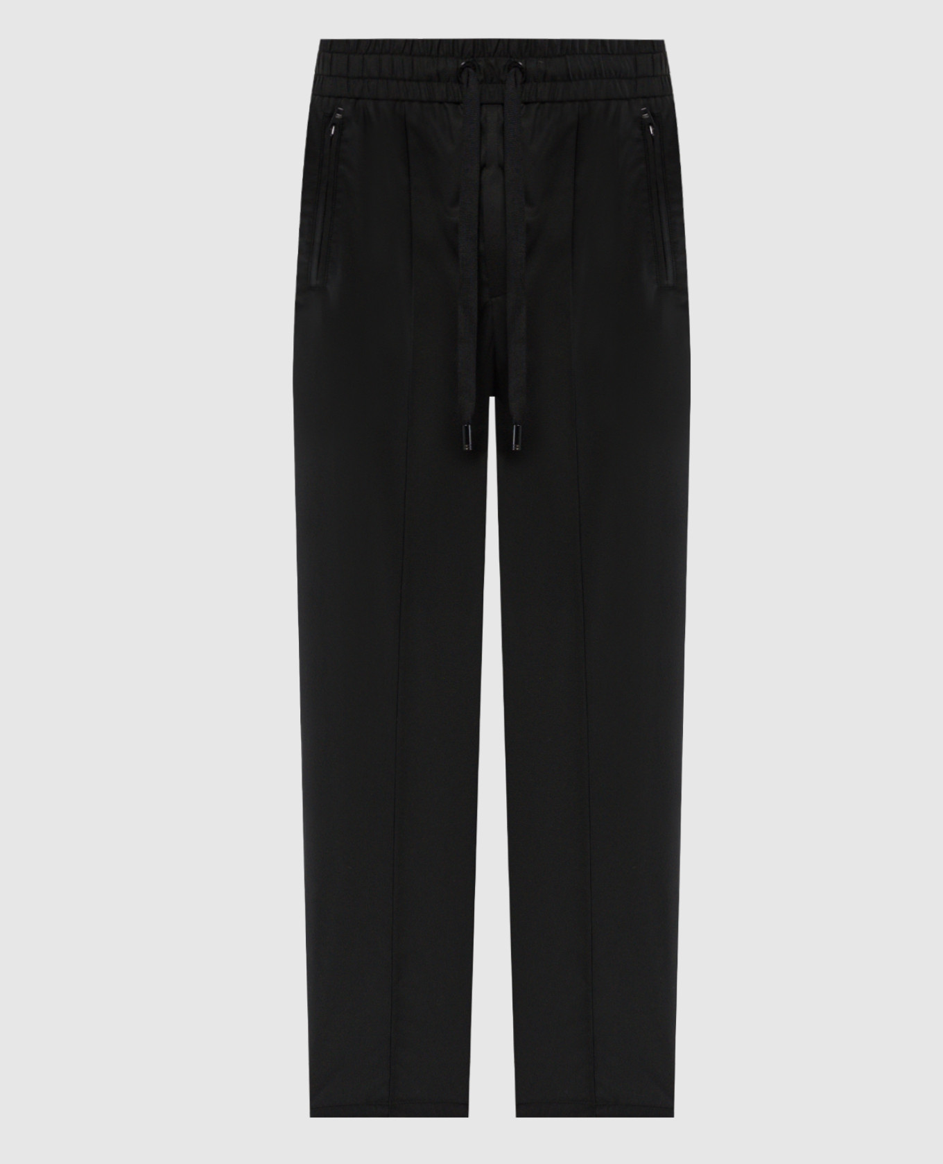 Black pants with logo dolce&gabbana