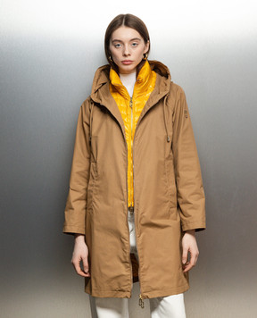 Stilnology Brown jacket with a removable bar 63T802