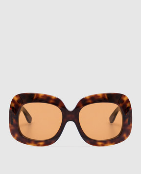 Valentino Brown sunglasses with VLogo Signature emblem VLS180C59