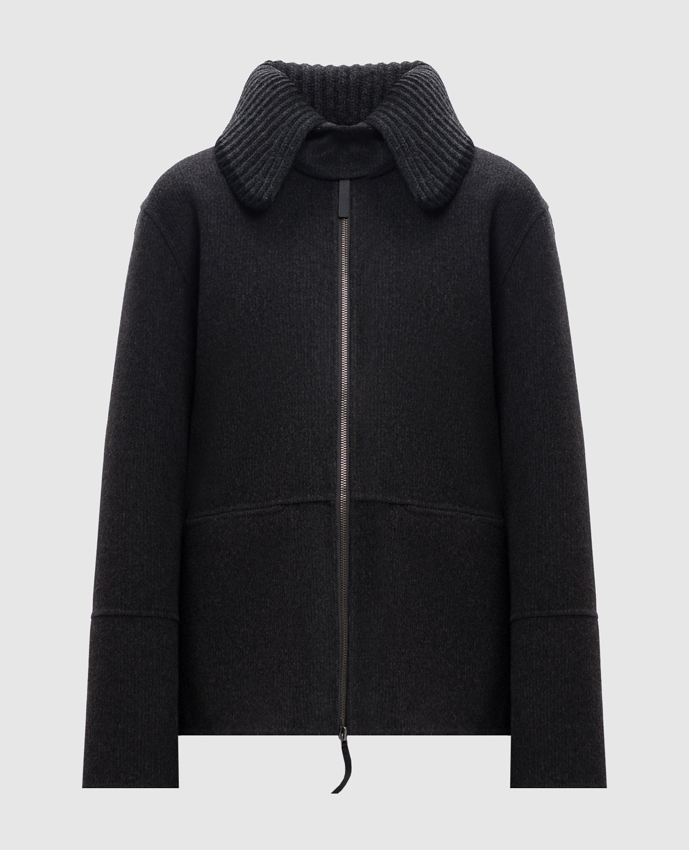 

Melton gray coat with wool and cashmere PROENZA SCHOULER, Grey