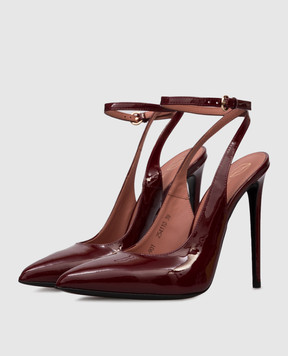 Babe Pay Pls Red patent leather slingbacks 254110LA