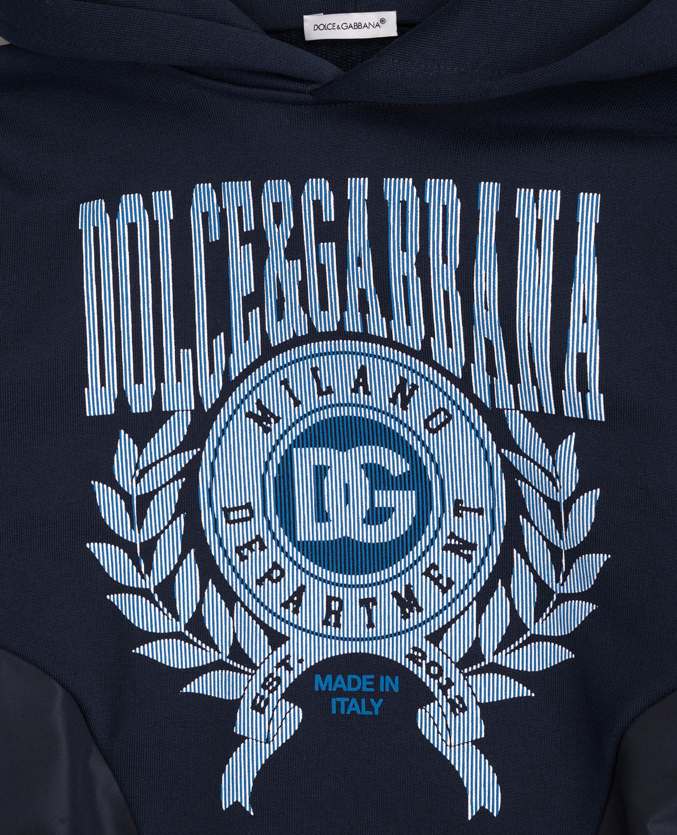 

Children's blue hoodie with logo print Dolce&Gabbana