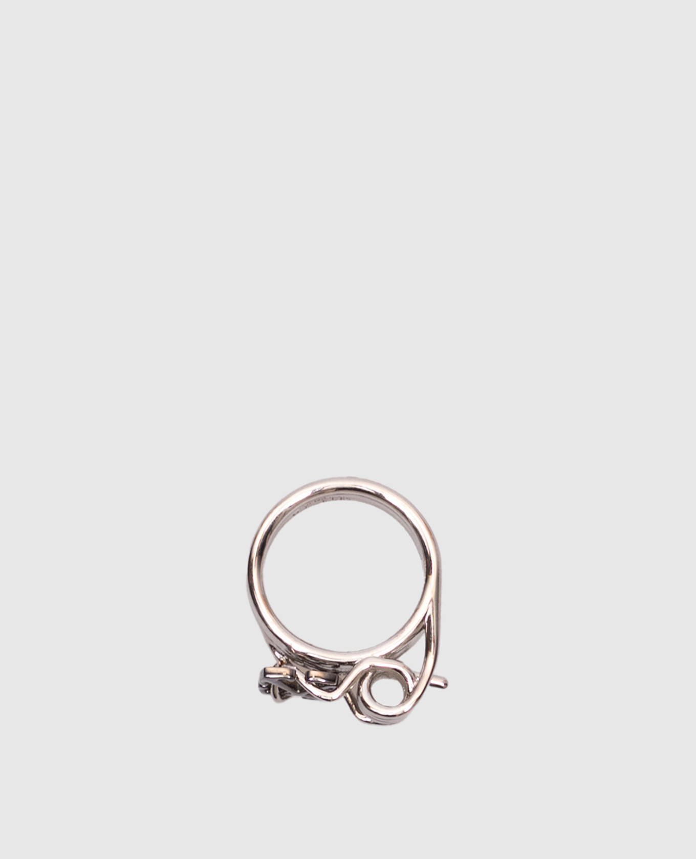 

Silver ring with Arrow emblem Off-White