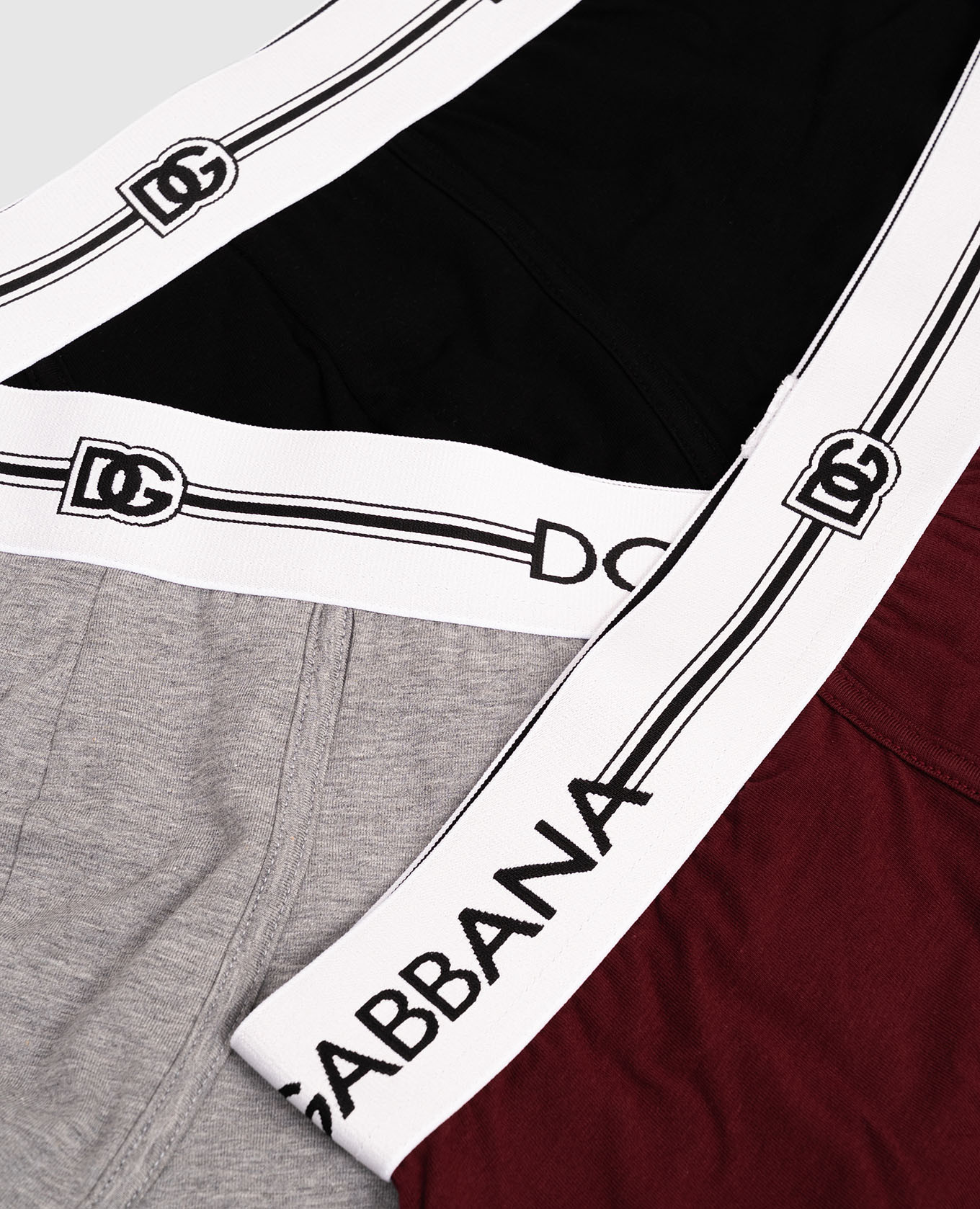 

Set of boxer briefs with logo emblem Dolce&Gabbana, White