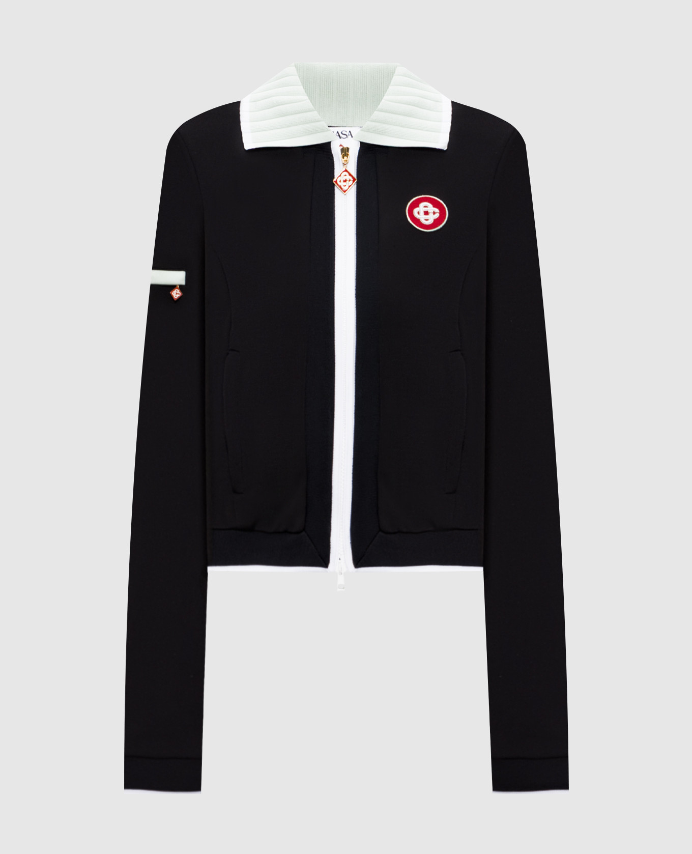 

Black sports jacket with logo patch Casablanca