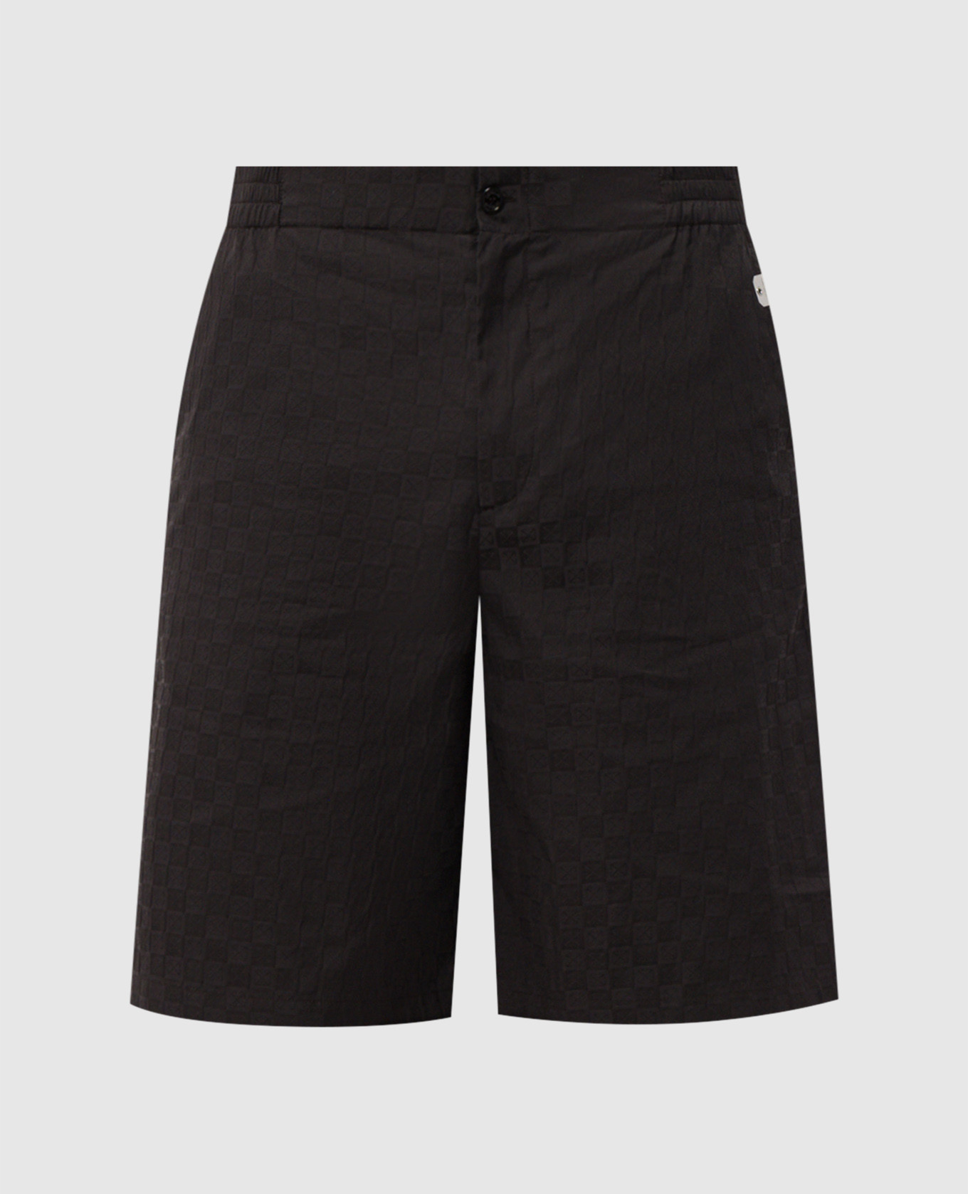 

Brown shorts with logo emblem pattern Off-White
