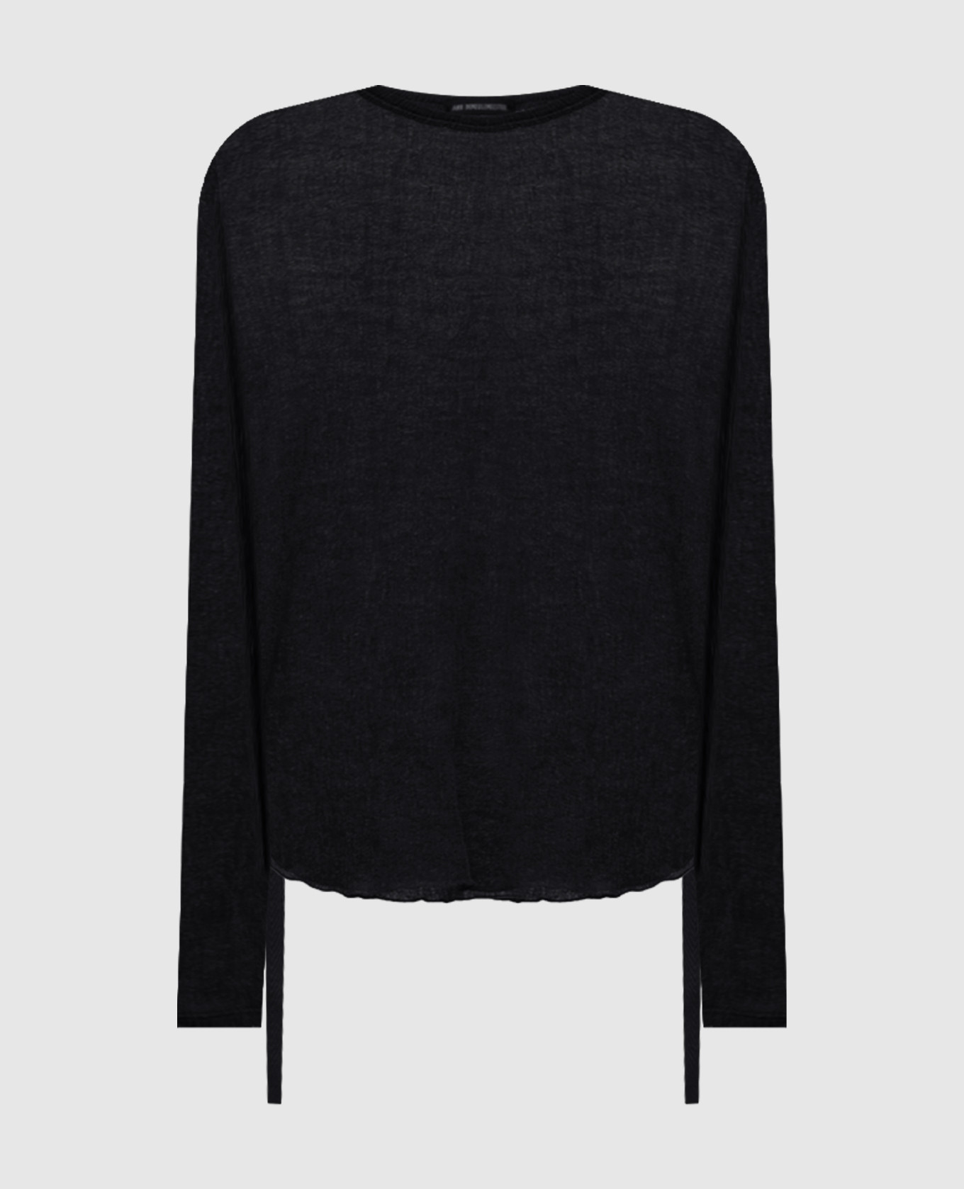Black Oke top with wool Ann Demeulemeester