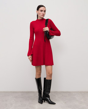 Twinset Red mini dress with wool 252TT3140
